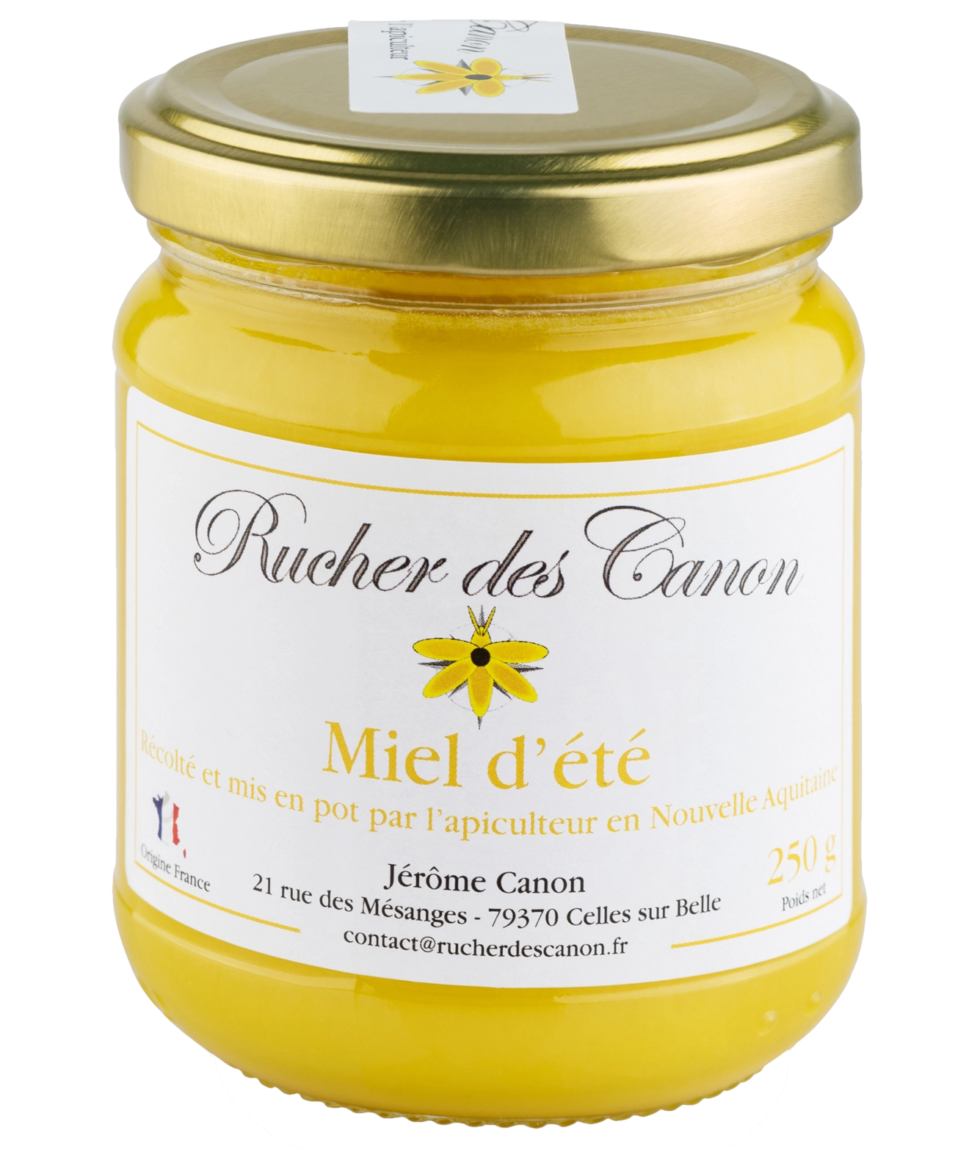 Achat Miel D'été Artisanal, Miel De Tournesol - Rucher Des Canon